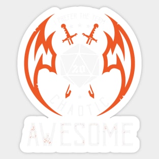 Pen and paper - chaotic awesome Sticker